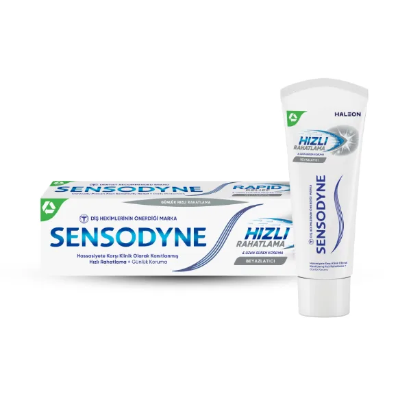 Sensodyne Rapid Relief Whitening Diş Macunu ürün görseli