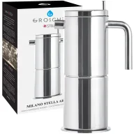 Grosche Milano Stella Aroma Çelik Moka Pot 4 Fincan Moka Pot ürün görseli