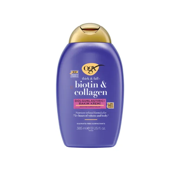 OGX Biotin & Collagen Dolgunlaştırıcı Saç Bakım Kremi ürün görseli