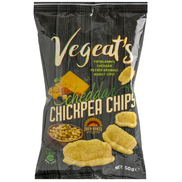 Vegeat's Cheddar Peynir Çeşnili Nohut Cipsi ürün görseli