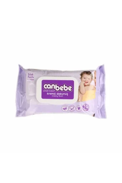 Canbebe Kremsi Dokunuş Islak Havlu