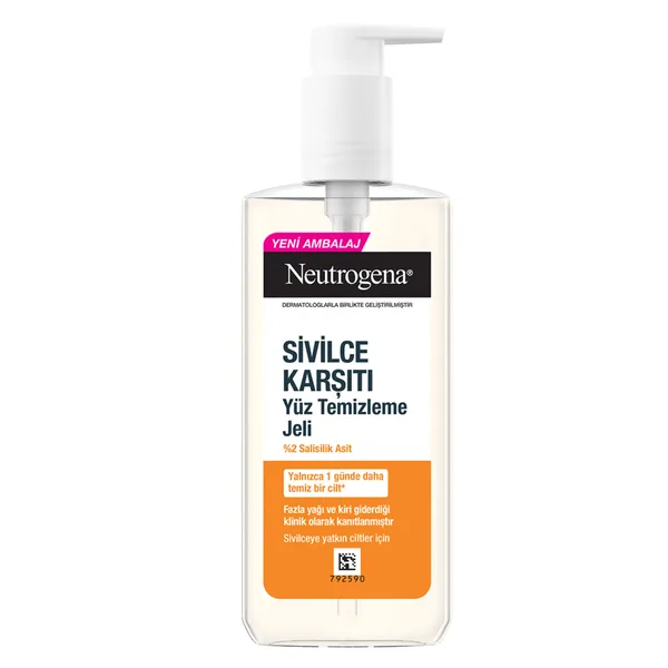 Neutrogena Sivilce Karşıtı Yağsız Yüz Temizleme Jeli ürün görseli