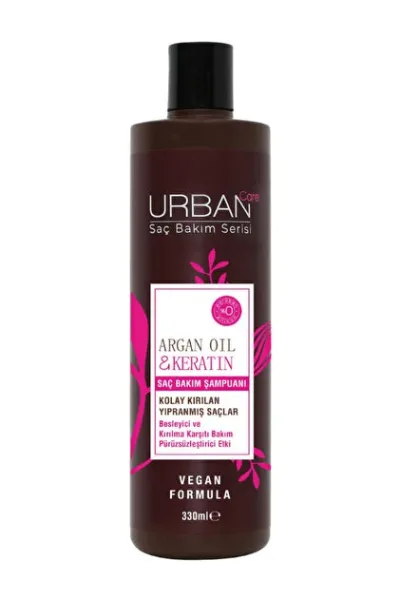 Urban Care Argan Oil & Keratin Besleyici ve Kırılma Karşıtı Saç Bakım Şampuanı ürün görseli