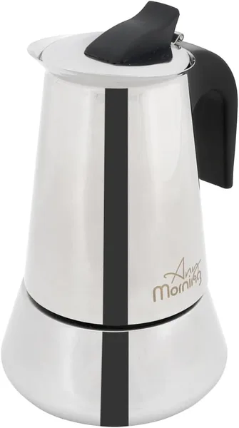Any Morning Jun-4 Çelik Moka Pot ürün görseli