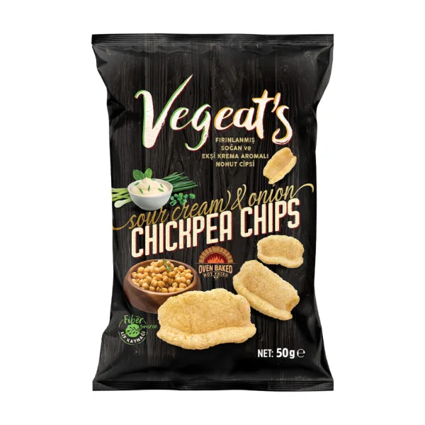 Vegeat's Ekşi Krema ve Soğan Çeşnili Nohut Cipsi Nohut Cipsi ürün görseli